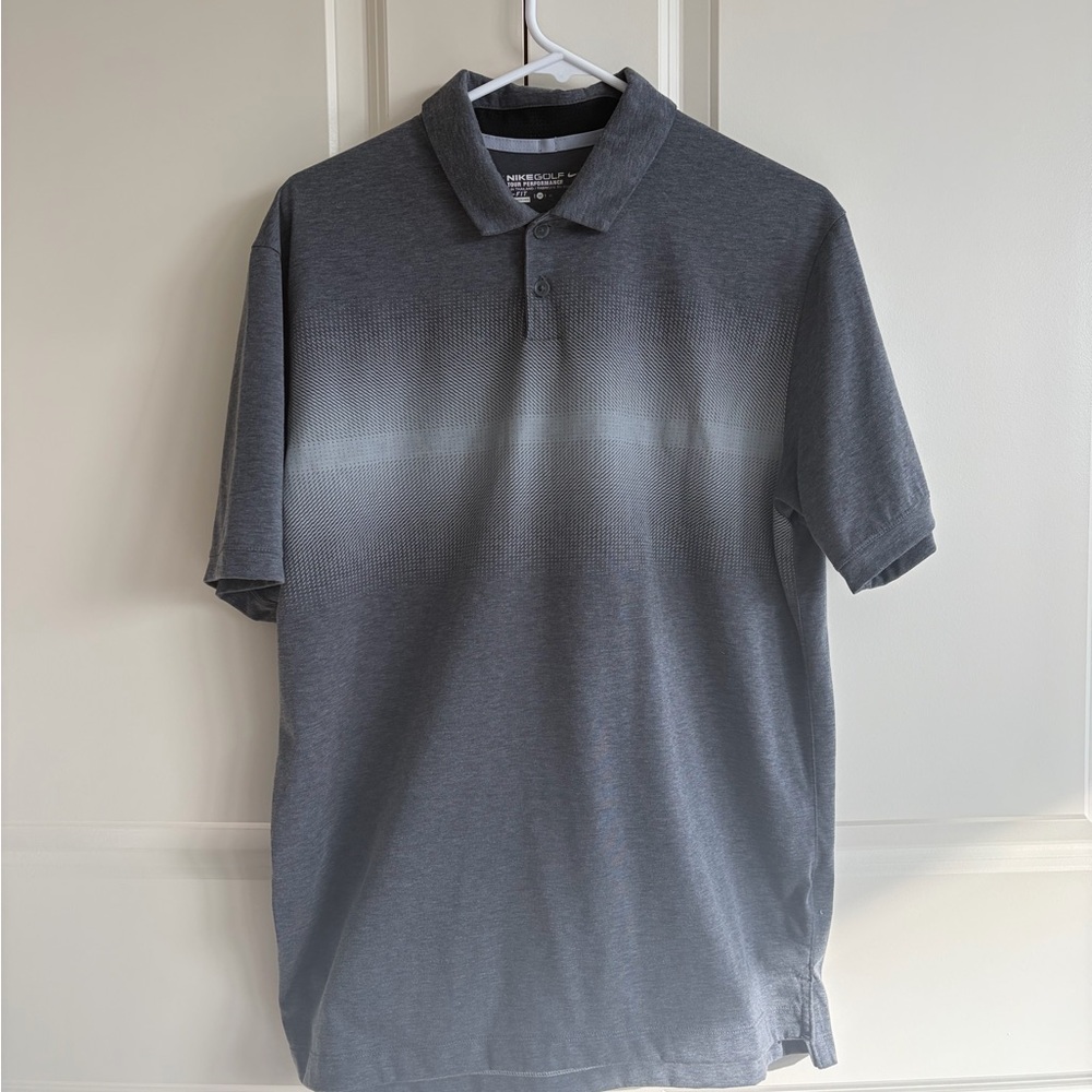 Nike Men's Gray Golf Shirt size M
